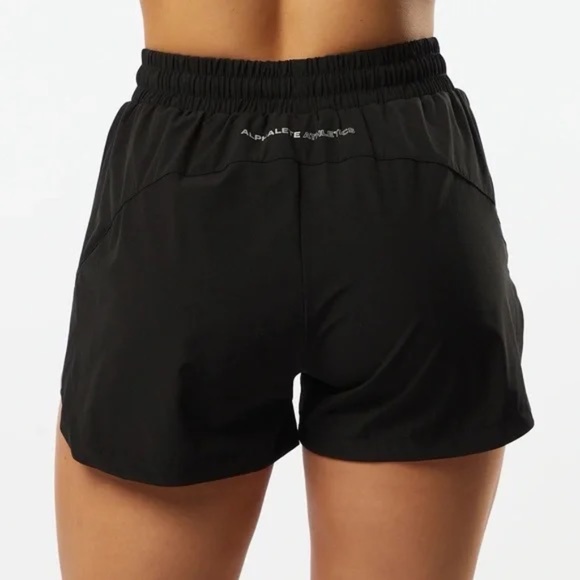 Alphalete Stride Shorts 3" BLACK SMALL - Picture 3 of 14